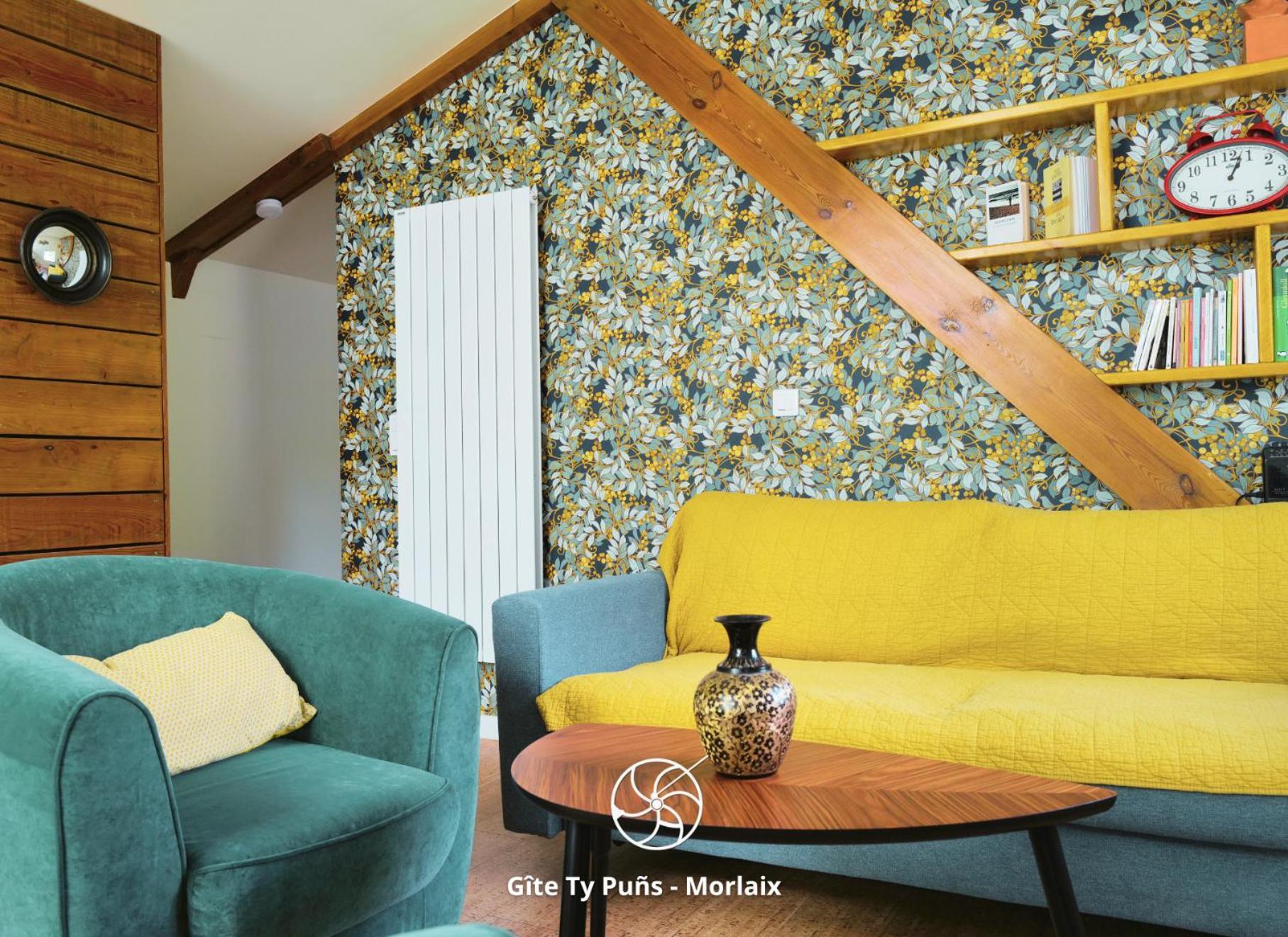 Apartment Ty Puns - Ecoresponsable Dans Un Espace Verdoyant En Centre-ville Morlaix